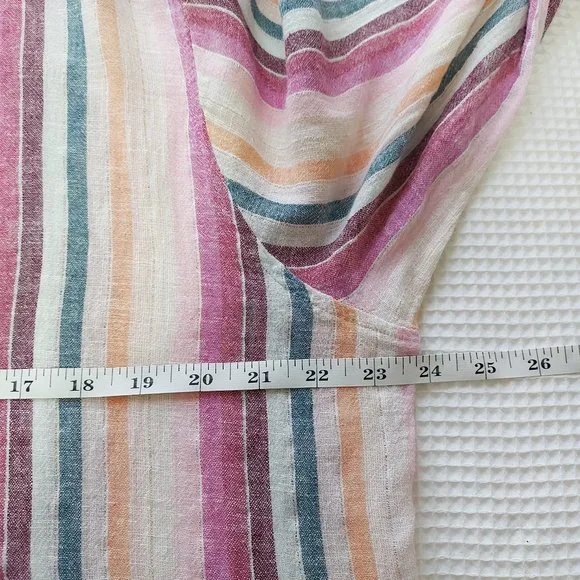 Colorful Striped Button-Up Shirt - Picture 9 of 12